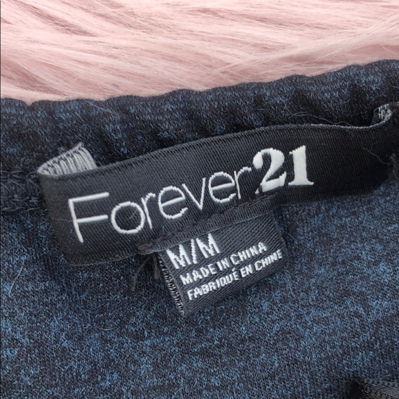 *NWT Forever 21 Strapless Bodycon Dress Dark Heather Blue size M - Picture 2 of 5